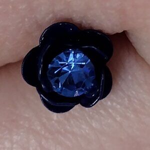 gorgeous blue stud Michal Negrin earings